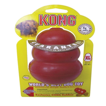 Kong Kong Red Rubber Chew Dog Toy Extra Large 1 pk KO-KXL